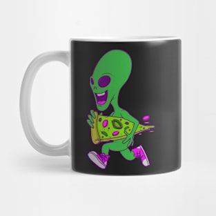 Alien pizza Mug